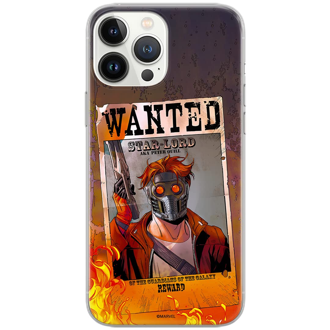 ERT GROUP mobile phone case for iPhone 13 PRO original and officially licensed Marvel pattern Star Lord 001 optimally adapted to the shape of the mobile phone, case made of TPU