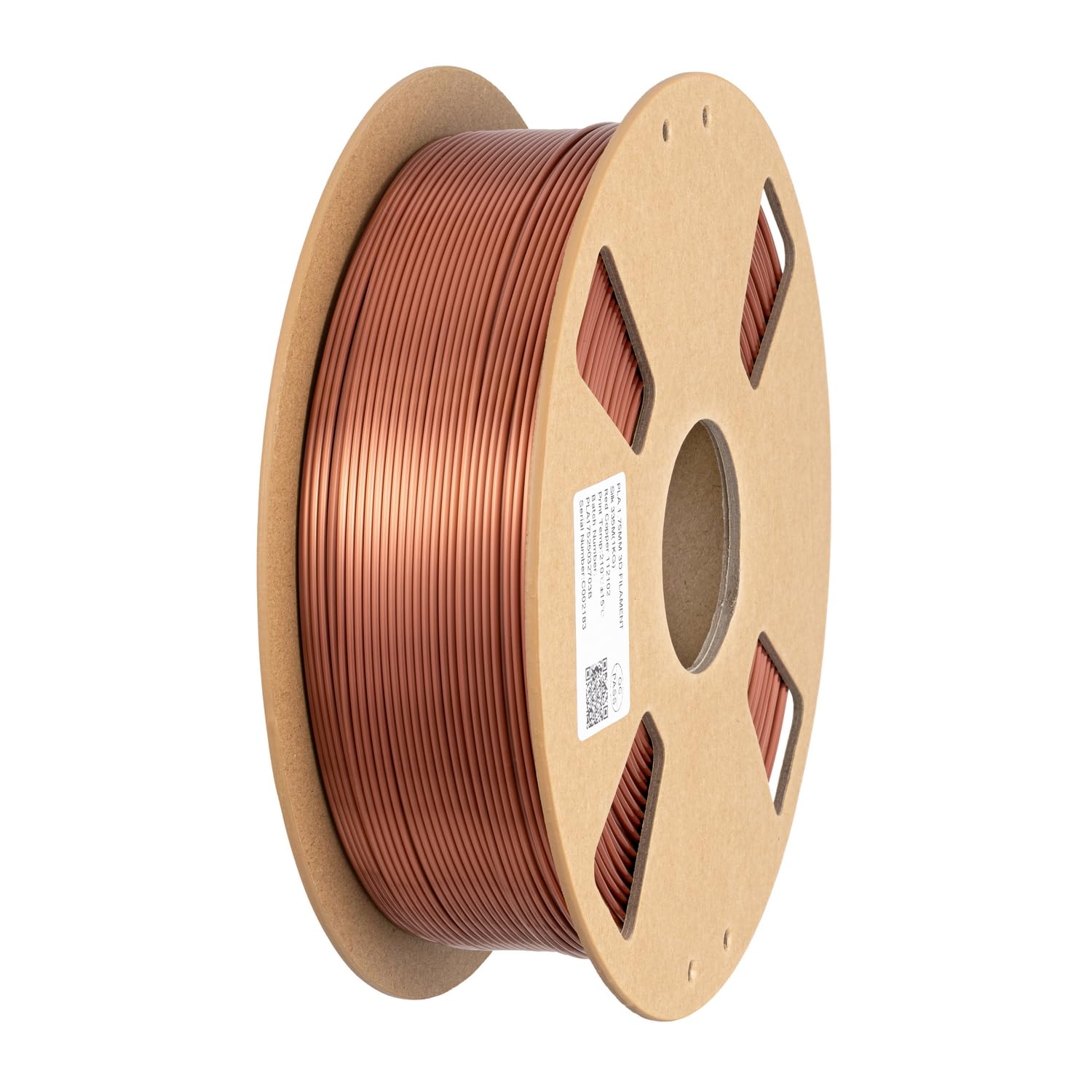 Silk Shiny Red Copper PLA 3D Printer Filament 1.75mm 1KG 2.2LBS Spool Widely Compatible 3D Printing Metal Copper Feeling HZST3D