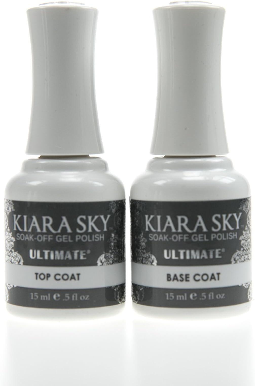 KIARA SKY GEL POLISH 15ML - ULTIMATE TOP COAT & BASE COAT DUO SET