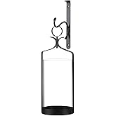 Zingz & Thingz Romantic Metal Wall Sconce Candle Holder, 5x5.625x16, Hanging Hurricane