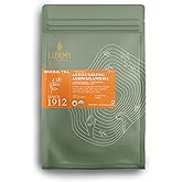 Luxmi Estates Astounding Ashwagandha Tea, 50 Tea Bags, with Ashwagandha, Turmeric, Ginger, Lemongrass & More, for Stress Relief, Calming, and Relaxing