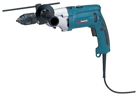 Makita HP2071FJ Schlagbohrmaschine 1.010 W mit LED Schwarz, Blau