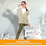 Utopia Home 9 Inch Folding Step Stool, 330 lbs Capacity, Anti-Slip, White view 4