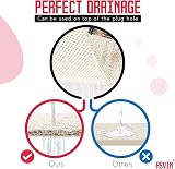 Asvin Extra Long Non Slip Shower Mat 40x120cm White Loofah Rubber view 4