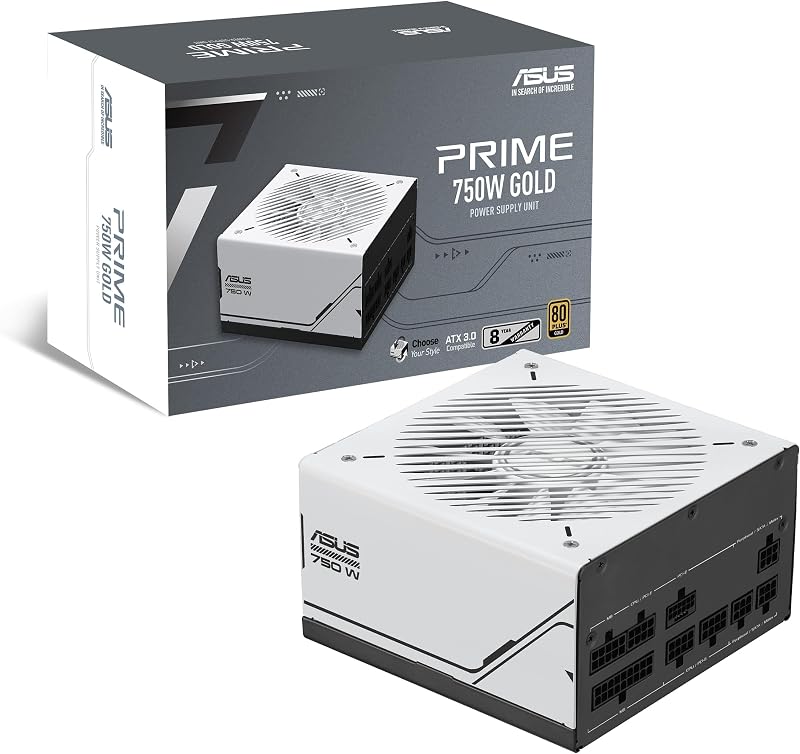 ASUS Prime 750W Gold PSU ATX 3.0 PCIe Gen 5.0 Gaming PC