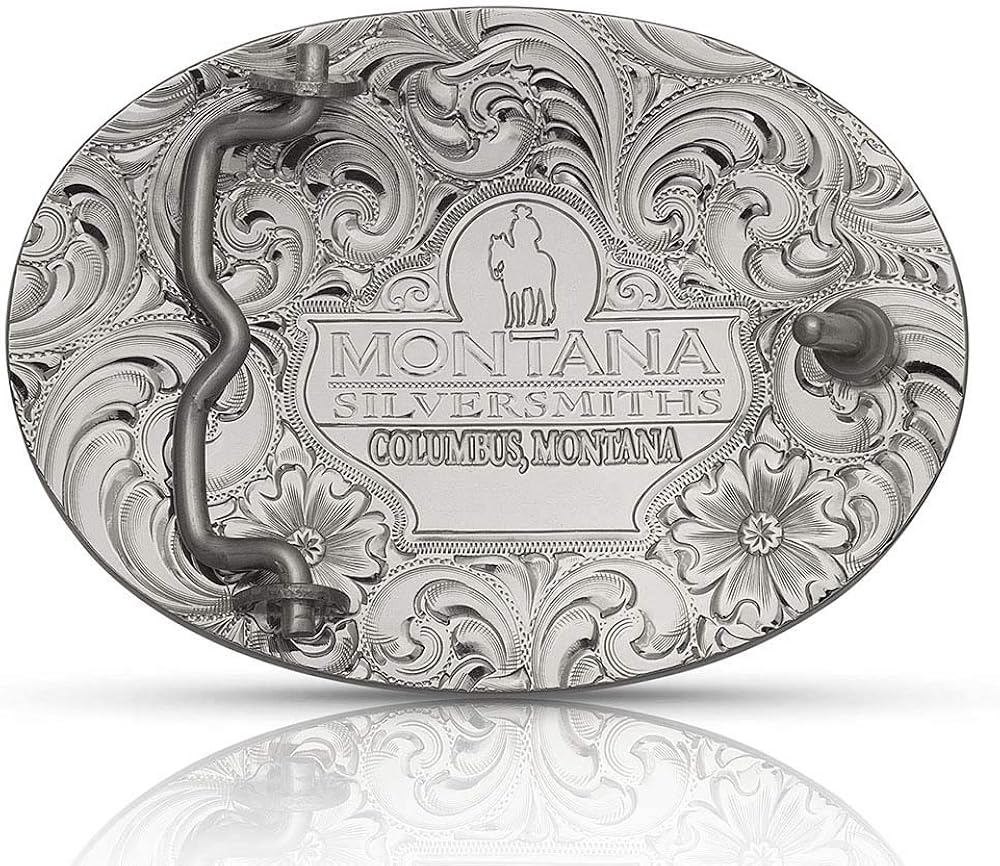 Montana Silversmiths Classic Eagle Belt Buckle: Clothing