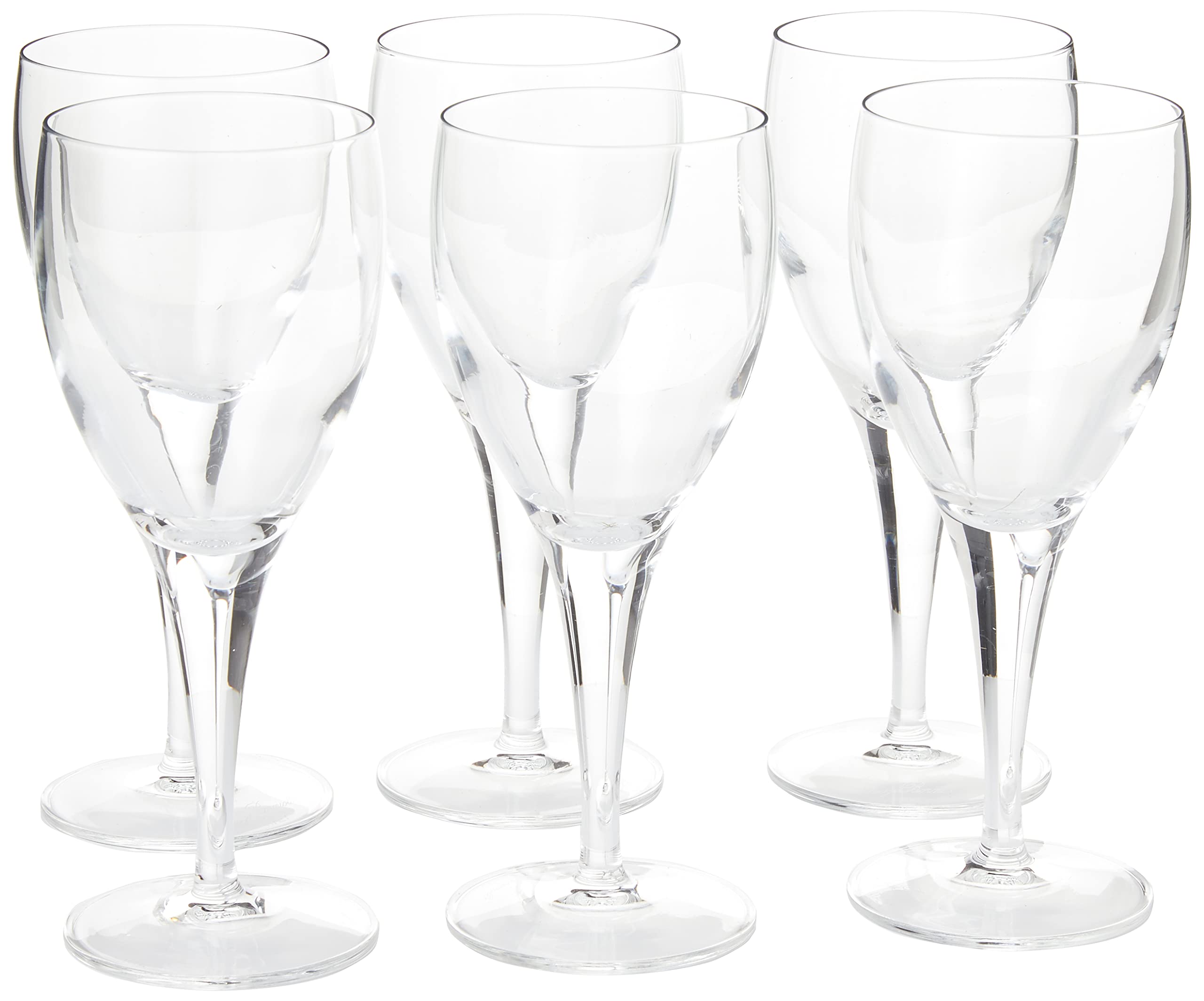 Luigi Bormioli RBLK701 Michelangelo Red Wine Glasses 7.75oz / 225ml - Set of 6 | Glassware, Red Wine Goblets