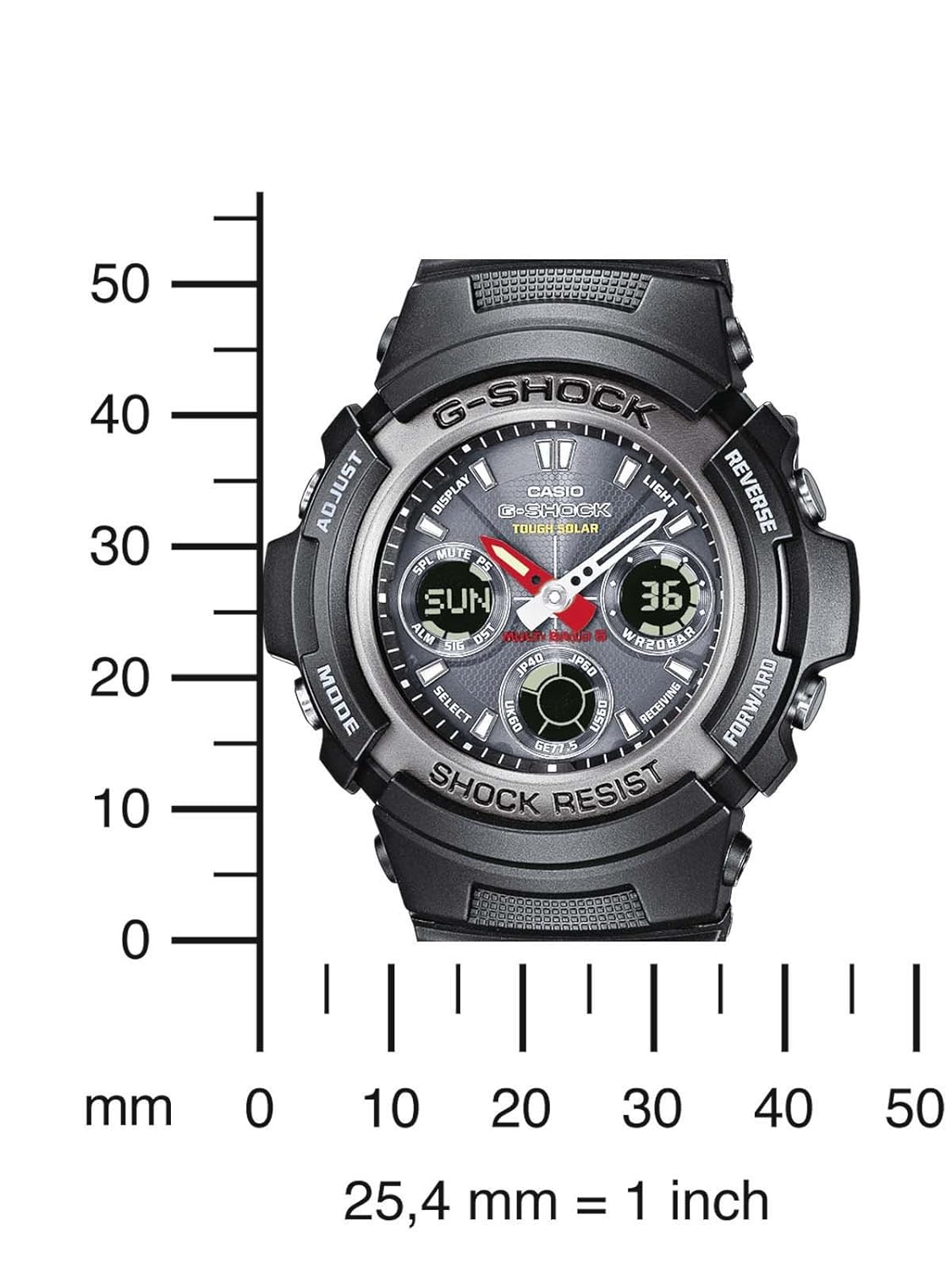 Casio G-Shock G-SHOCK Funk Men's Watch AWG-101-1AER: Casio: Amazon.co.uk:  Watches