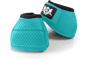 RS Premium Horses Bell Boots | Prevent Horses from Injury | Professional Bell Boots for Horses with Superb Protection, Durability, Comfort, Relaxable & Lightweight | Easily Remove mud & dust