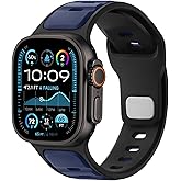 Anlinser Bands Compatible with Apple Watch Band for Men Women 49mm 46mm 45mm 44mm 42mm, Soft Sport Loop Waterproof Strap for iWatch Ultra 3/2/1 Series 11/10/9/8/7/6-1 SE, Navy