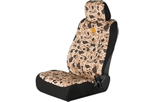 Browning Universal Low Back and Bench Seat Covers, Water and Dirt Resistant Car, Truck, and SUV Seat Covers