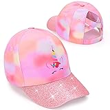 Yseoul Girls Glitter Baseball Cap Criss Cross