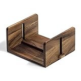Kalmar Home Acacia Wood 6 Inch Luncheon Napkin Holder