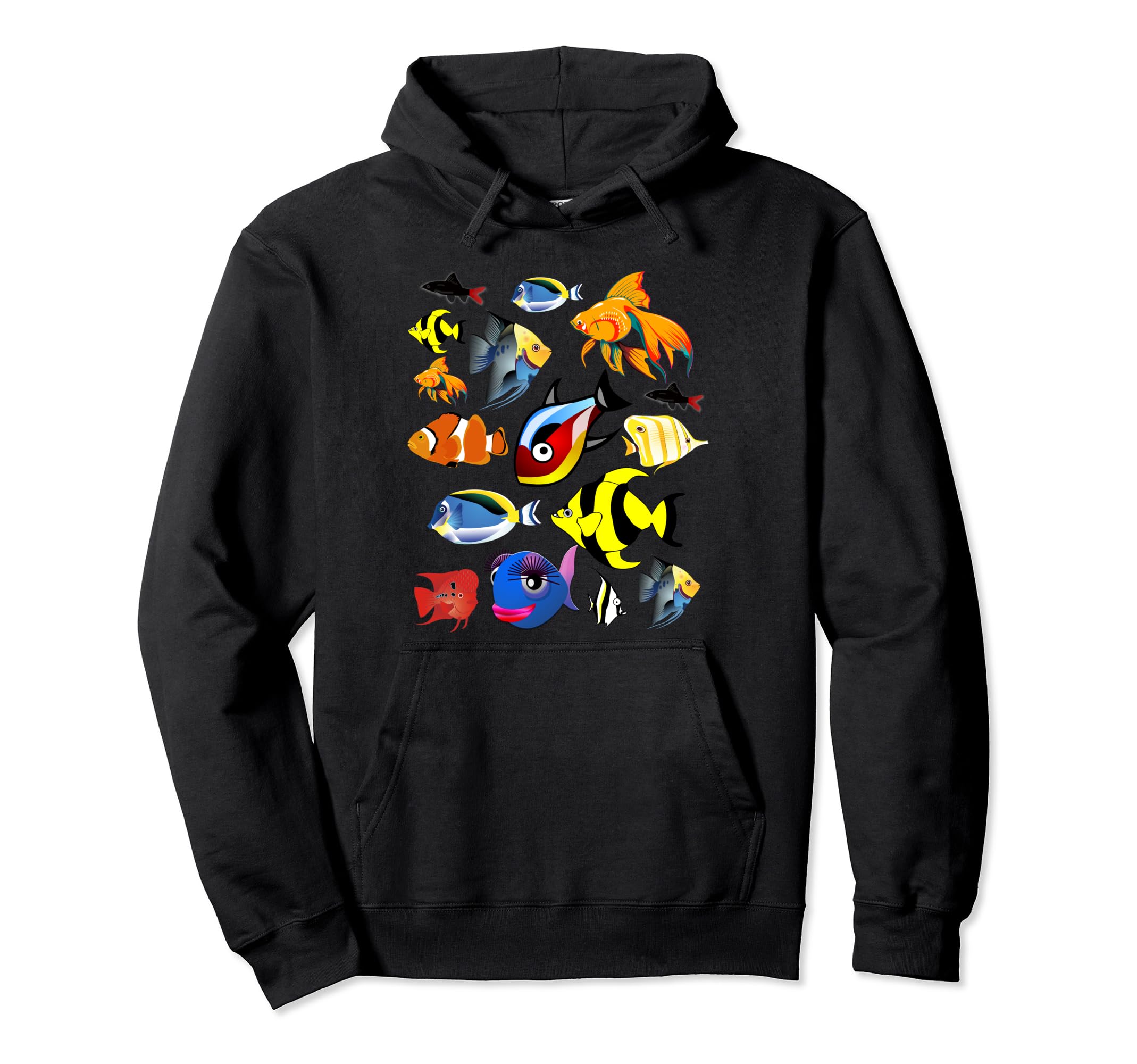 Fishkeeper Fish Tank Tropical Aquarium Fish Gift T-shirt Pullover Hoodie