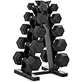 CAP Barbell Dumbbell Set with Rack | Multiple Options in 150lbs and 210lbs