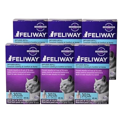 Feliway Plug-In Diffuser Refill, 48 mL, 6-Pack