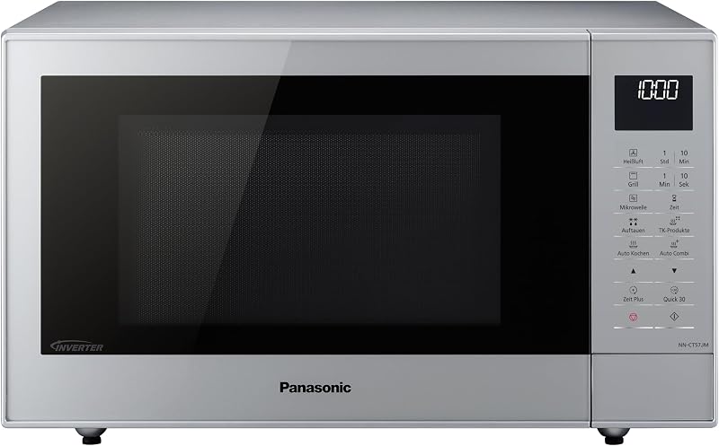 Panasonic NN-CT57JMBPQ Slim Microwave Oven & Grill 27L 1000W Silver