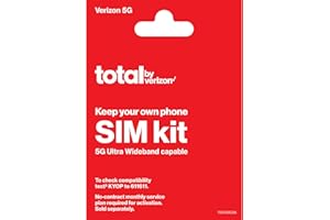Total By Verizon BYOP Sim Kit, No Airtime - Prepaid.