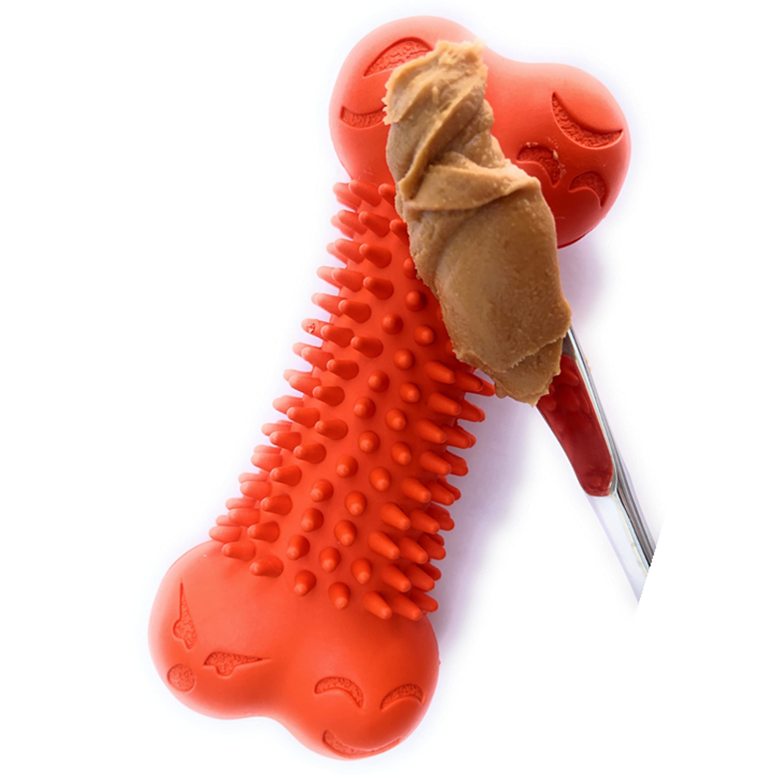 Phaws Dog Chew Toy for Boredom. Enrichment Dog Treat Toy for Stimulating Licking and Teeth cleaning. All breeds, ages and sizes.