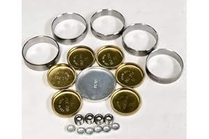 IE PARTS GROUP Brass Freeze Plugs & Cam Bearings Set Compatible with Ford bb 330 352 360 361 390 391 427 428