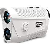 Golf Rangefinder with Slope - 1200 Yard Laser Range Finder for Golfing & Hunting, High-Precision Flag Locking Vibration, 7X Magnification, USB-C Rechargeable, Built-in Magnetic Strip