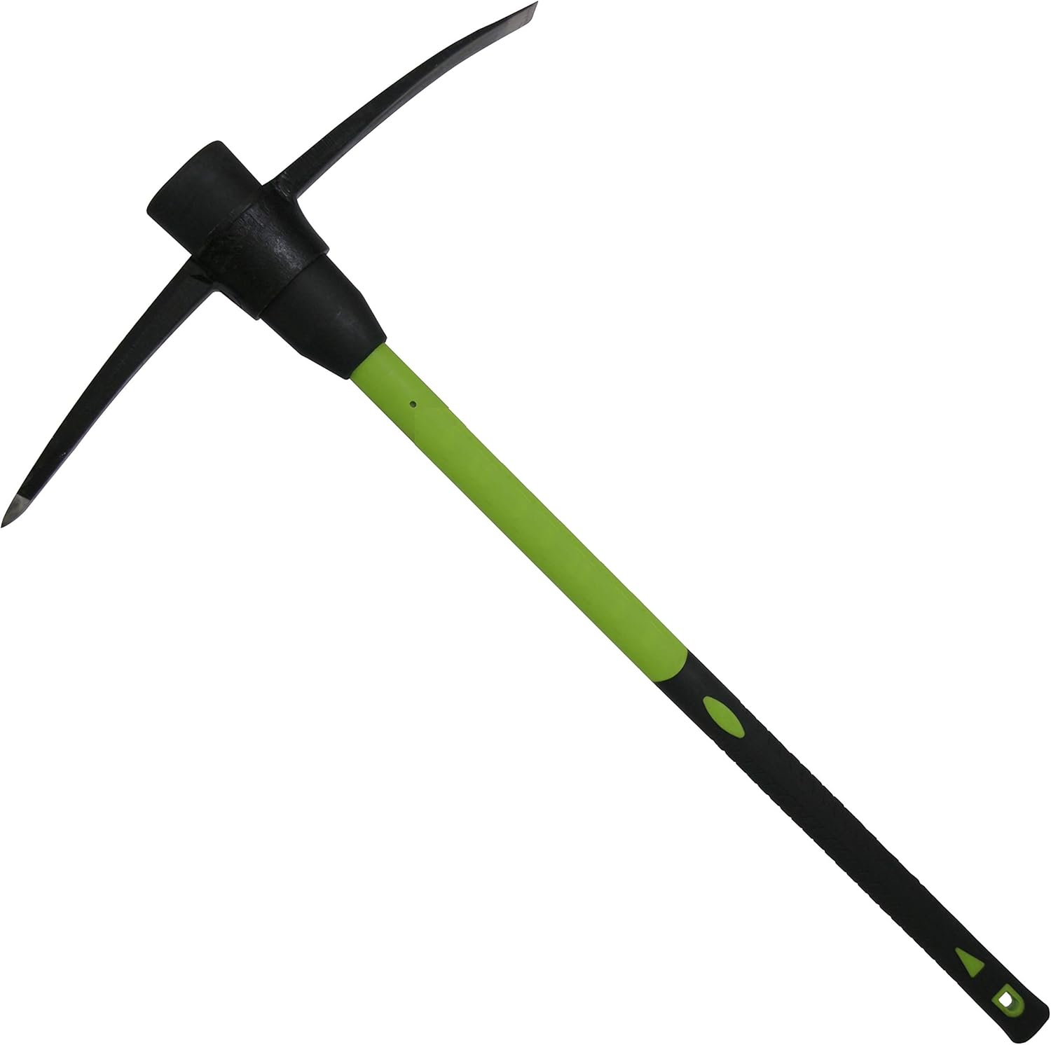 Kreuzhacke - Pickel für Garten und Steinboden - Spitzhacke 3 kg schwer, Fiberglasstiel und Stahlkopf, Maße: ca. 915 mm