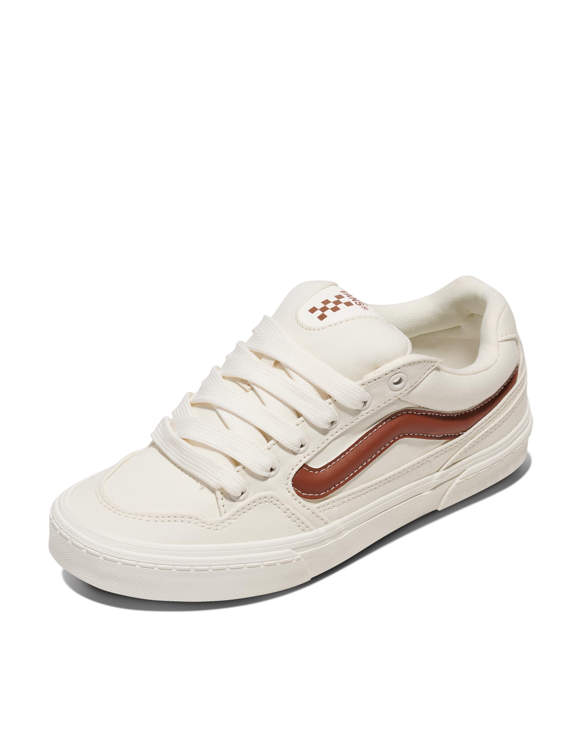 Vans Men's Caldrone Shoe | Chunky Low-Top Fashion Sneakers with Retro-Inspired Style, Tortoise Shell, 7.5 Image