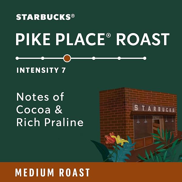 STARBUCKS BY NESPRESSO VERTUO, PIKE PLACE, MEDIUM ROAST COFFEE 32-COUNT COFFEE PODS, BREWS 7.8 OZ.