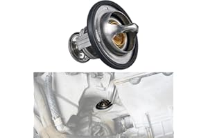 Hirificing Coolant Thermostat for Honda 19301-PAA-306 19301-PLC-315, High Performance Automotive Replacement Engine Thermostat w/Gasket Compatible with Honda Civic CRV Odyssey CRZ Insight