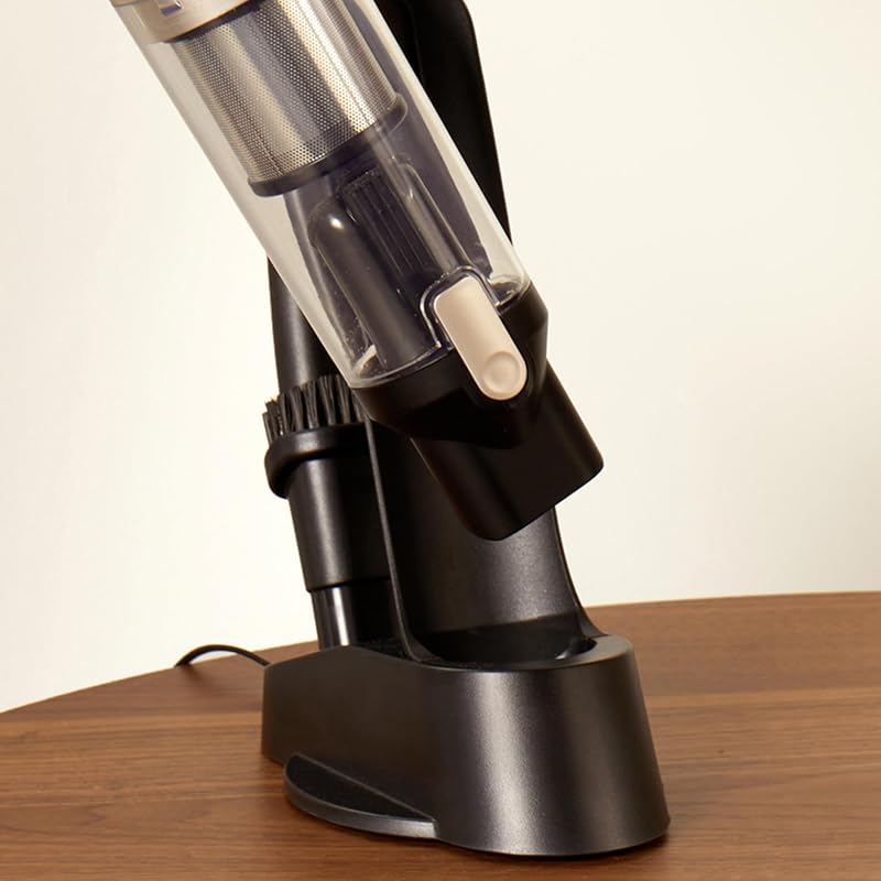 PF01096VDEEU7 Aspiradora de Mano Inalámbrica, 11,1 V, Base de Carga, Potente Batería Recargable,100 ml, Filtro HEPA, 20 Min Autonomía, Quitar Pelos de Mascota, con 2 Boquillas Intercambiables — foto 6 de 8