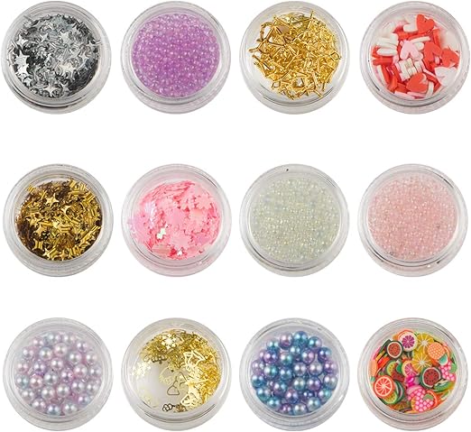 Amazon Pamase ネイルパーツ ネイルストーン Diy ネイルアート レジン封入用 デコ素材 約40種類 イラストシート シリコンモールド ツール レジンクラフト アクセサリー デコパーツ ハンドメイド 穴なしパール 極薄 金属 星座チャーム 歯車 宇宙系 手芸材料 デコ素材 通販