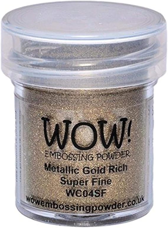 Wow Embossing Powder WOW Embossing Powder, 15ml, Gold Rich Amazon.co
