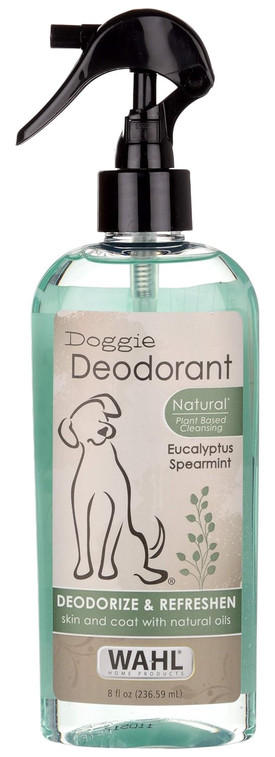  Wahl 100 Natural Pet Doggie Deodorant Eucalyptus and Spearmint 820011T