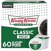 Krispy Kreme Classic Decaf Keurig Single-Serve K-Cup Pods, Light Roast Coffee, 60 Count (6 Packs of 10)