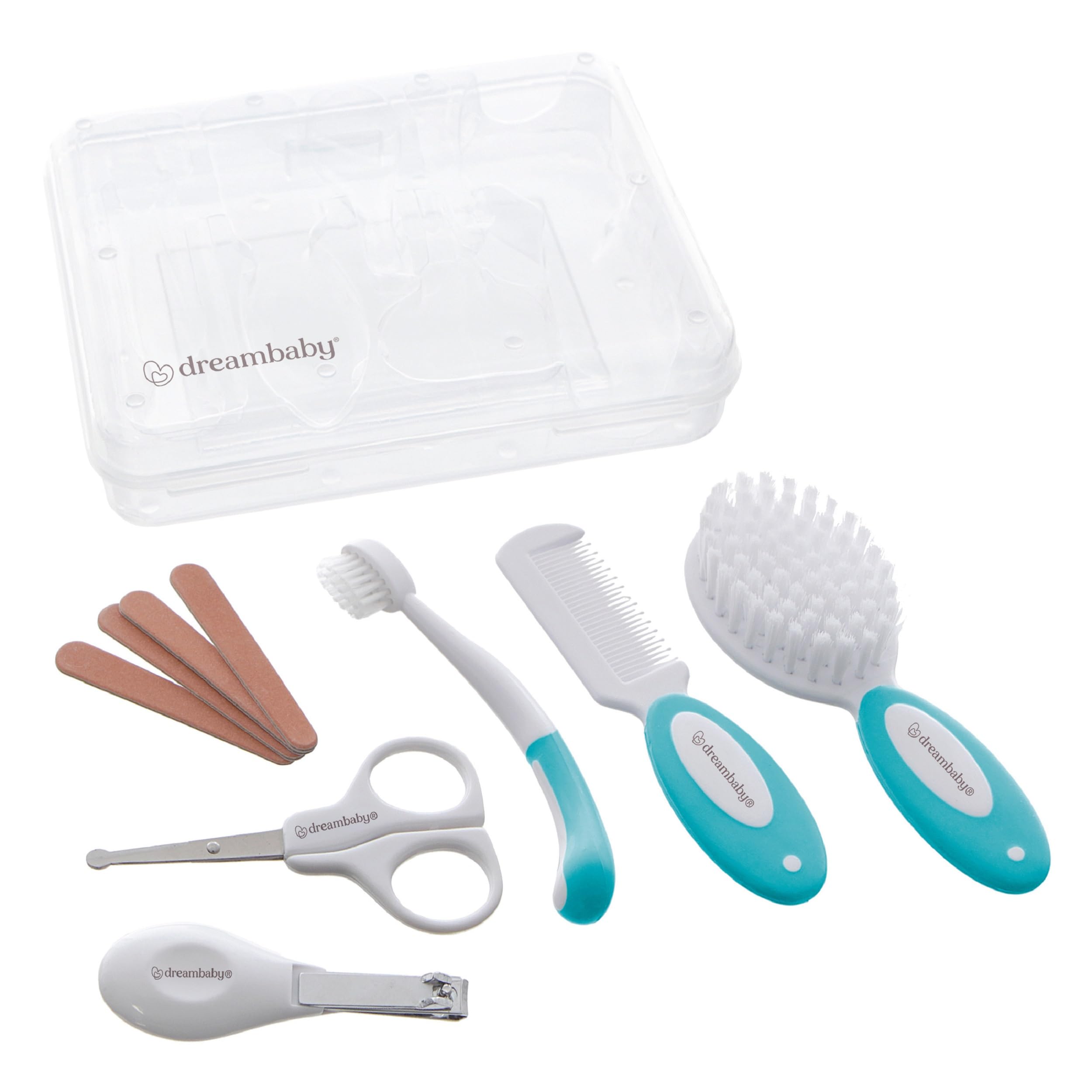 Dreambaby Essential Grooming Baby Care Kit ,Aqua-10 Pack - Model F330
