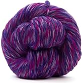 Revolution Fibers &ndash; Multicolored Merino Yarn | 100% Merino Wool, Super Chunky/Bulky, 7 Ounces / 200 Grams, 145 Yards per Skein | Lovely and Soft for Knitting, Crocheting &amp; Weaving (Heavenly Purple)