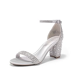 DREAM PAIRS Women's Chunk Low Heel Pump