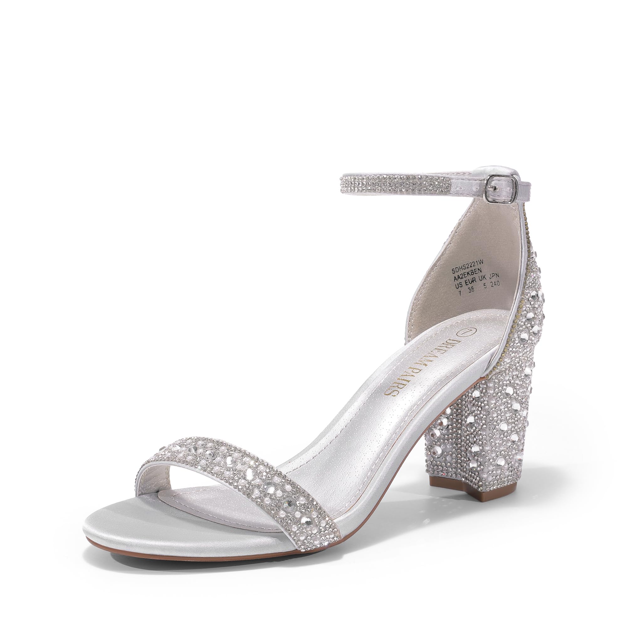 DREAM PAIRS Women's Chunk Low Heel Pump