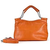 Genuine Leather Women Handbags and Purses Designer Medium Tote Bag Fashion Shoulder Crossbody Satchel Hobo Bag