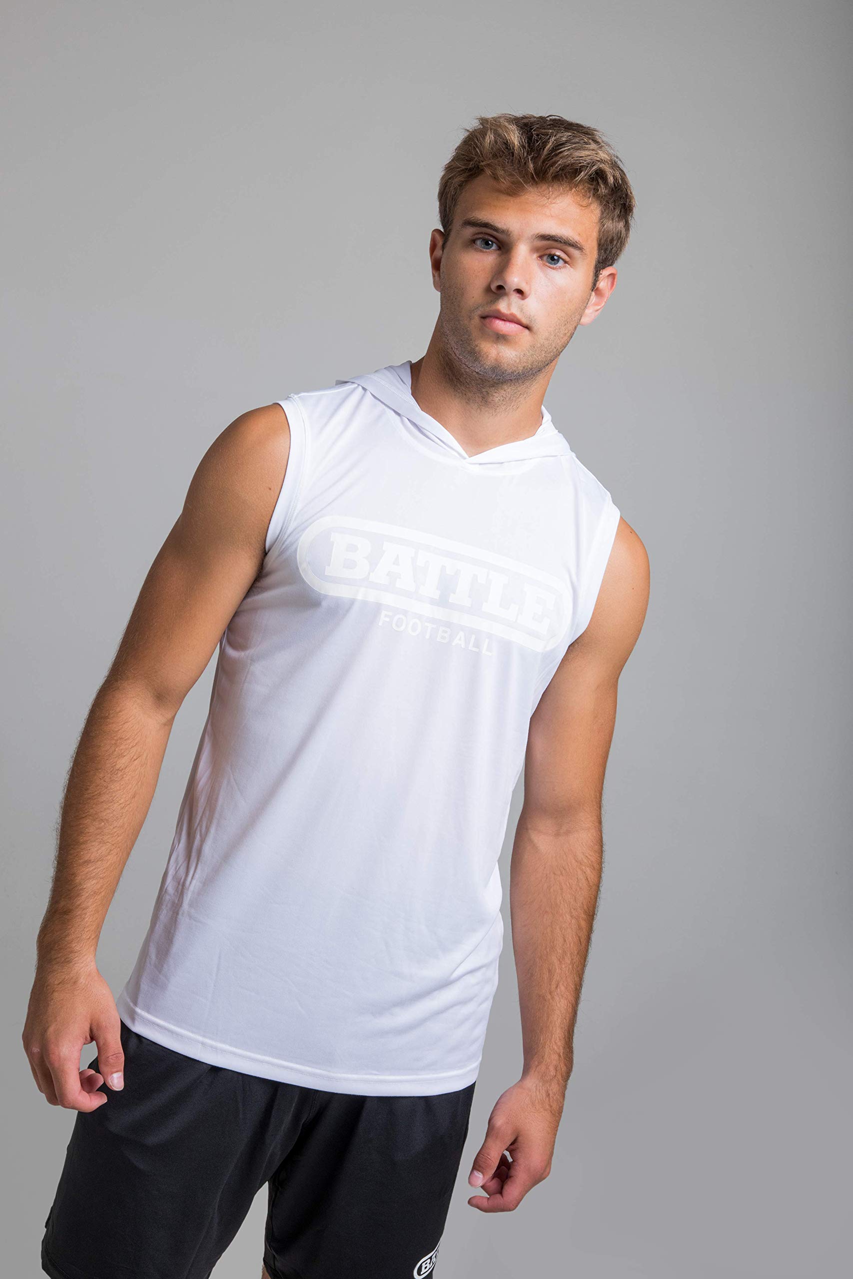 Buy sleeveless battle hoodie cheap online