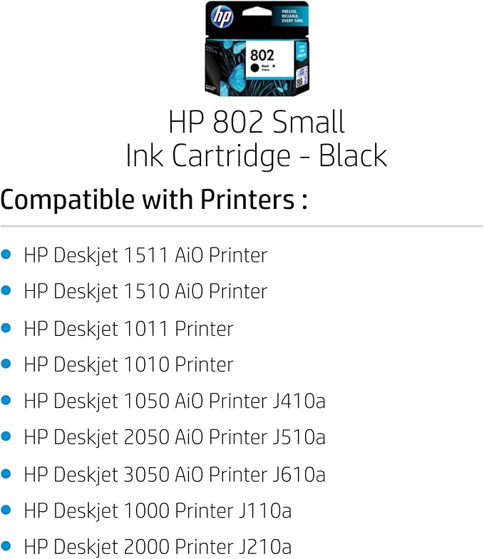 cartridge printer hp 802