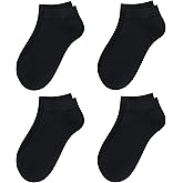 SIPCOLOR Ankle Socks for Women Thin Bamboo Viscose Breathable Low Cut Soft Casual Ladies Sock 4/8 Pairs