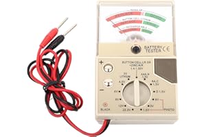 Watch Battery Tester, Quartz Watch Battery Tester Button Cell Coil Watch Pulse Tester Analyzer Battery Tool,Portable Watch Re