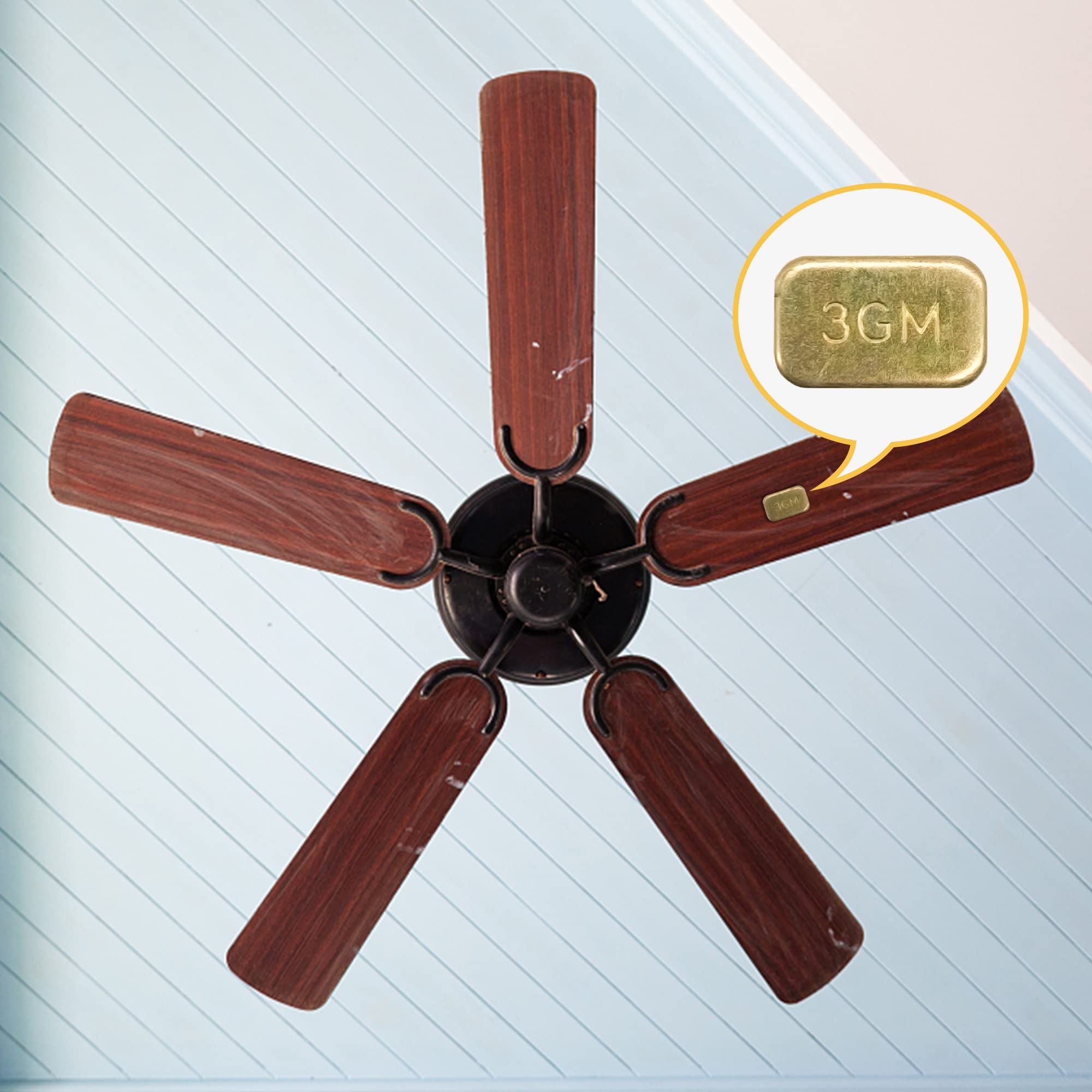 Alpurple 3 Set Ceiling Fan Blade Balancing Kit, Fan Balancing Kits Include 3 PCS Plastic Balancing Clip and 9 PCS Metal Self-adhesive 3G Weight