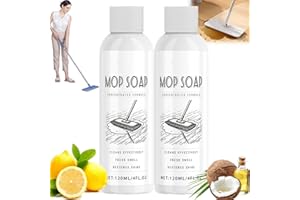 Gaukomzs Mop Soap Brazilian Waves, Highly Scented Mop Soap, Floor Cleaner For Mopping, Multi-purpose Cleaner Liquid (2, 120ML)