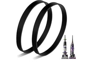 JEDELEOS Replacement Belts for Bissell Model 2252 2253 2254 22543 2255 2256 2258 2259 2260 2316 1309 1790 1792 1793 1413 2739 Powerlifter and CleanView Swivel Rewind Pet Vacuum (Pack of 2)