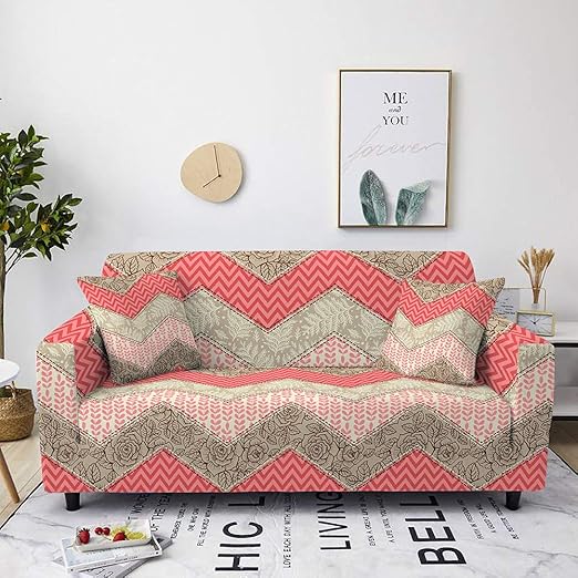 Amazon Com Zeimon 3d Printed Floral Geometric Sofa Cover Stretch