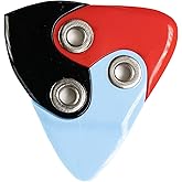 Black Mountain Asteroid Guitar Pick - Three-in-One Multi-Material Pick | Multi-material guitar pick for acoustic guitar, electric guitar, bass and more. Thin and heavy gauge in one pick.
