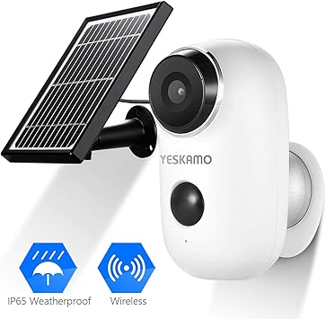 Battery Security Camera Wireless Solar Powered Ip Camera Outdoor 1080p Hd Rechargeable Battery Powered Wifi Camera For Home Security House Video