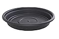 Bloem SDC24-00 Dura Cotta Plant Saucer, 24-Inch, Black